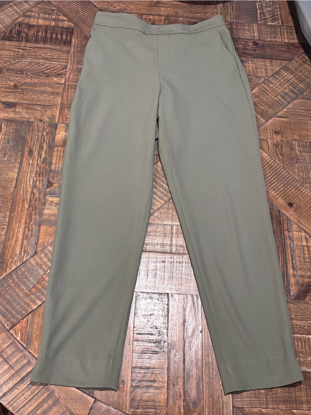 Banana Republic NWT Hayden Olive Green Women's Straight-Leg Trousers size 6
